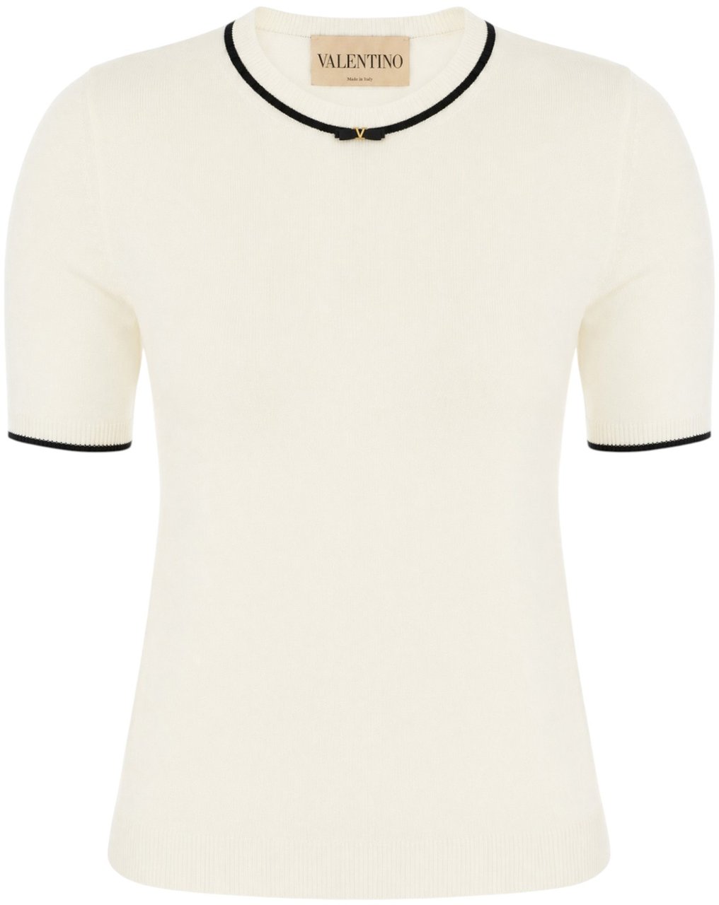 Valentino Garavani Ivory wool sweater Neutraal