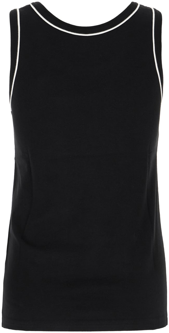 Valentino Garavani Black cotton top Zwart