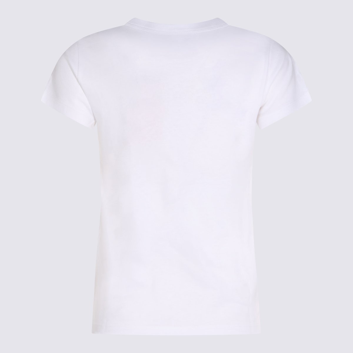 Valentino Colorful Graphic Crew Neck T-Shirt Wit
