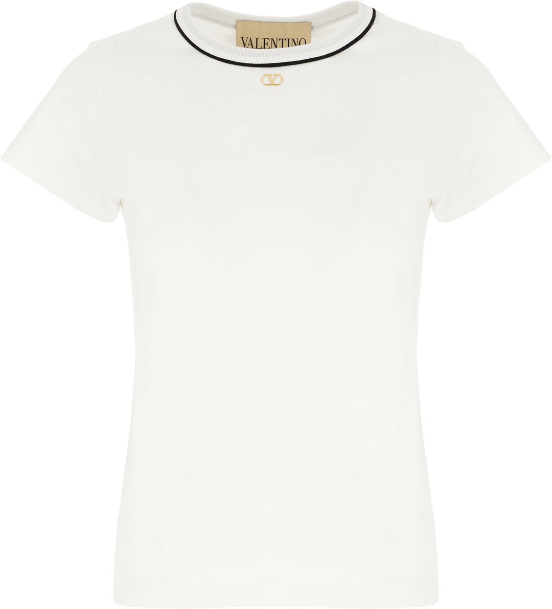 Valentino Garavani White cotton t-shirt Wit