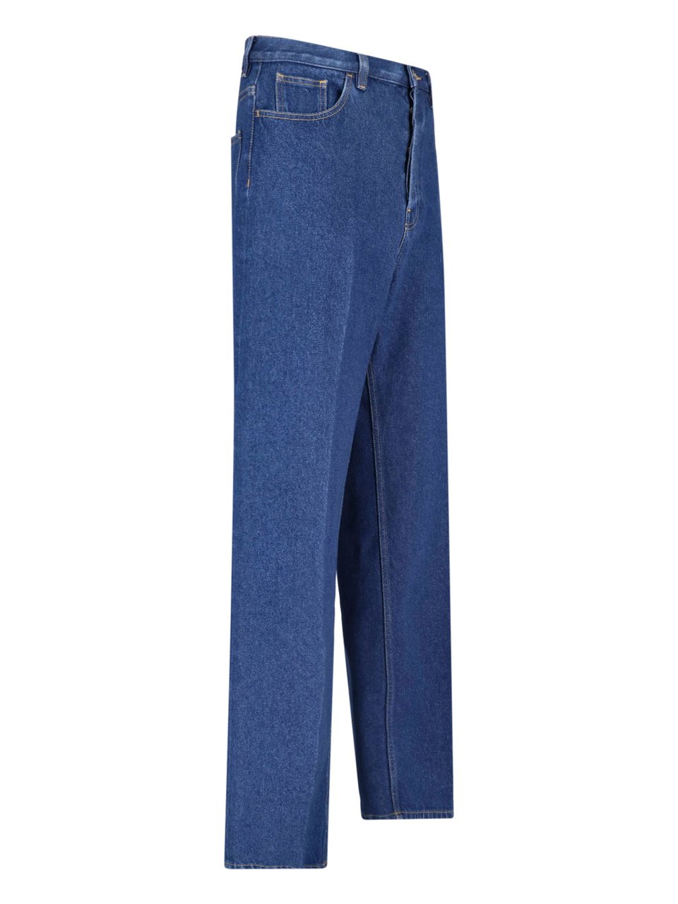 Valentino Blue Vgold High Waist Denim Jeans Blauw