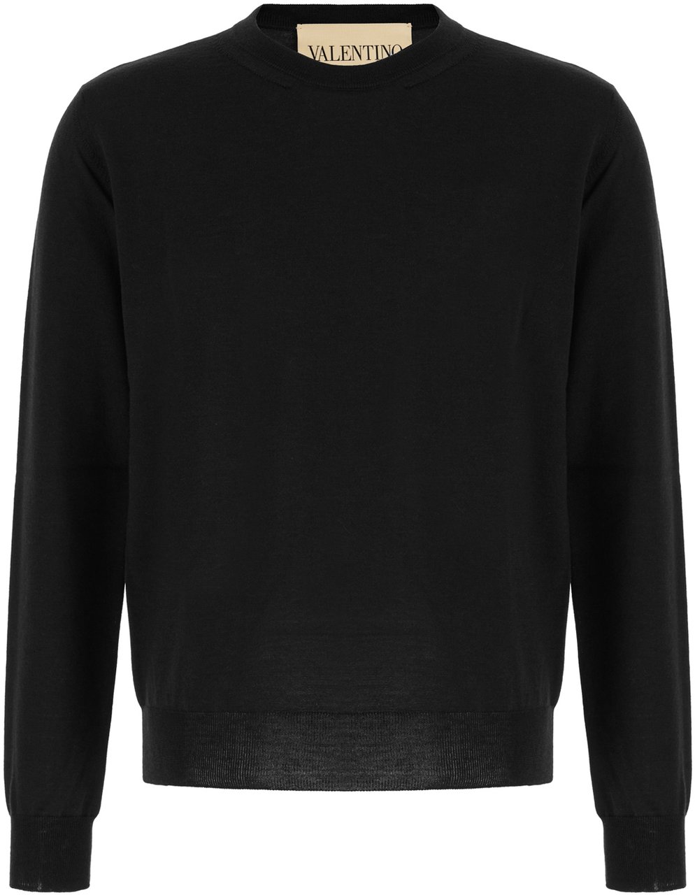Valentino Garavani Black wool sweater Zwart