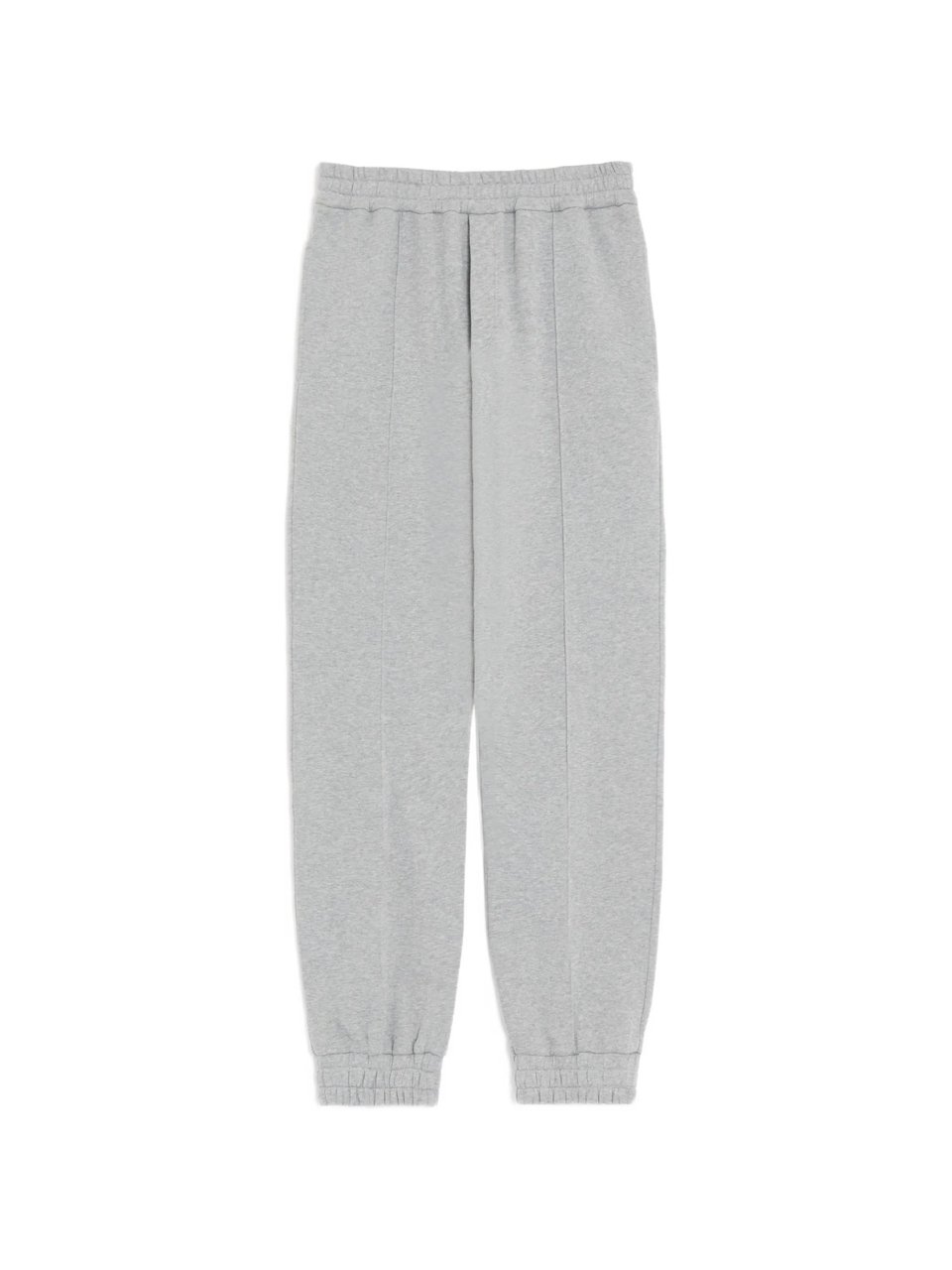 Valentino Jersey Bottom Heathered Cotton Track Pant Grijs