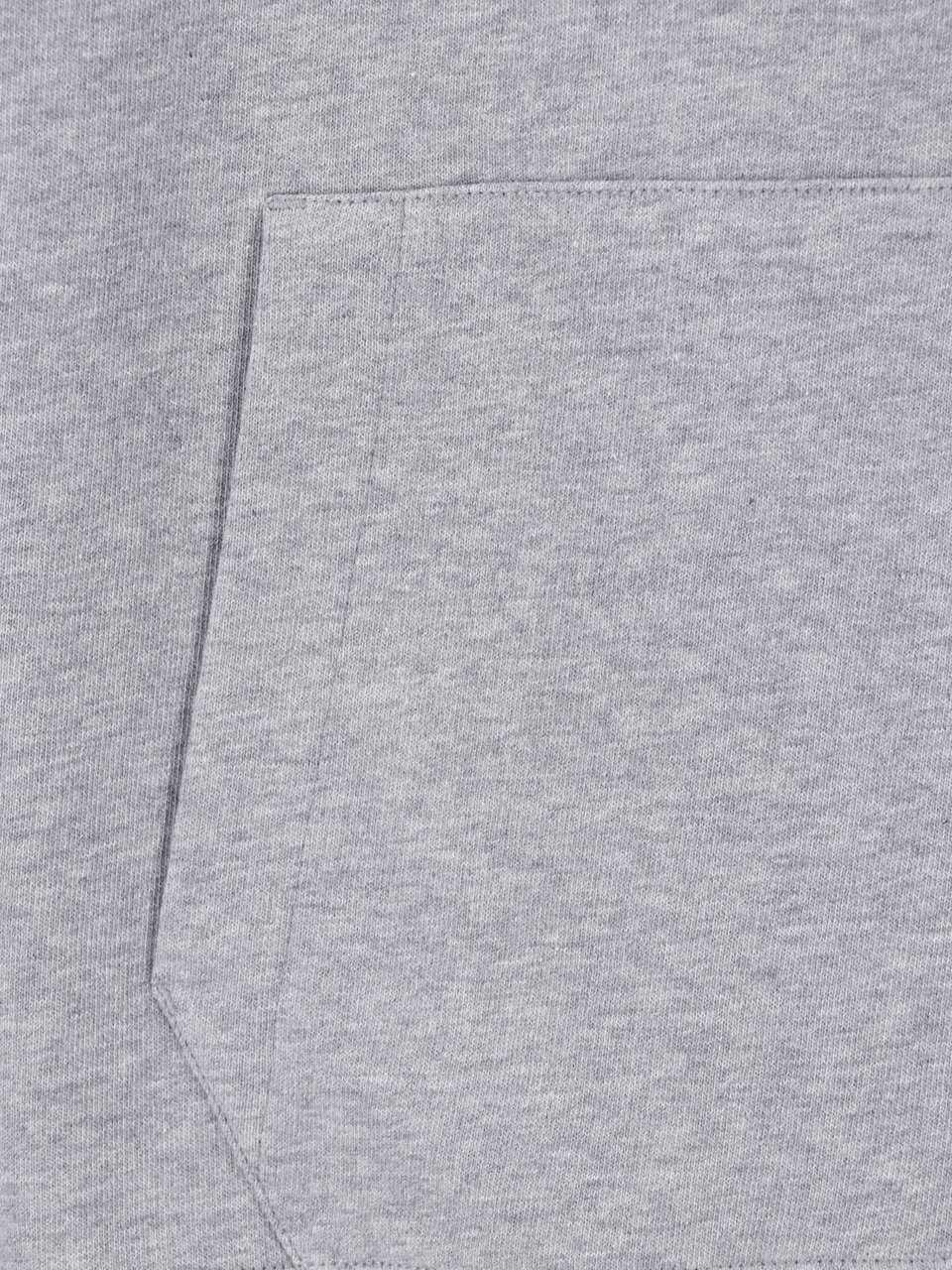 Valentino Light Grey Hoodie With Subtle Embroidered Logo Grijs