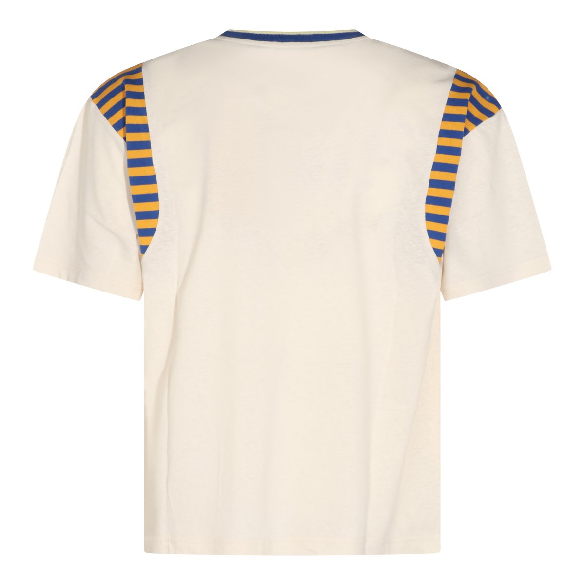 Valentino Short-Sleeve T-Shirt with Roaring Panther Graphic Neutraal