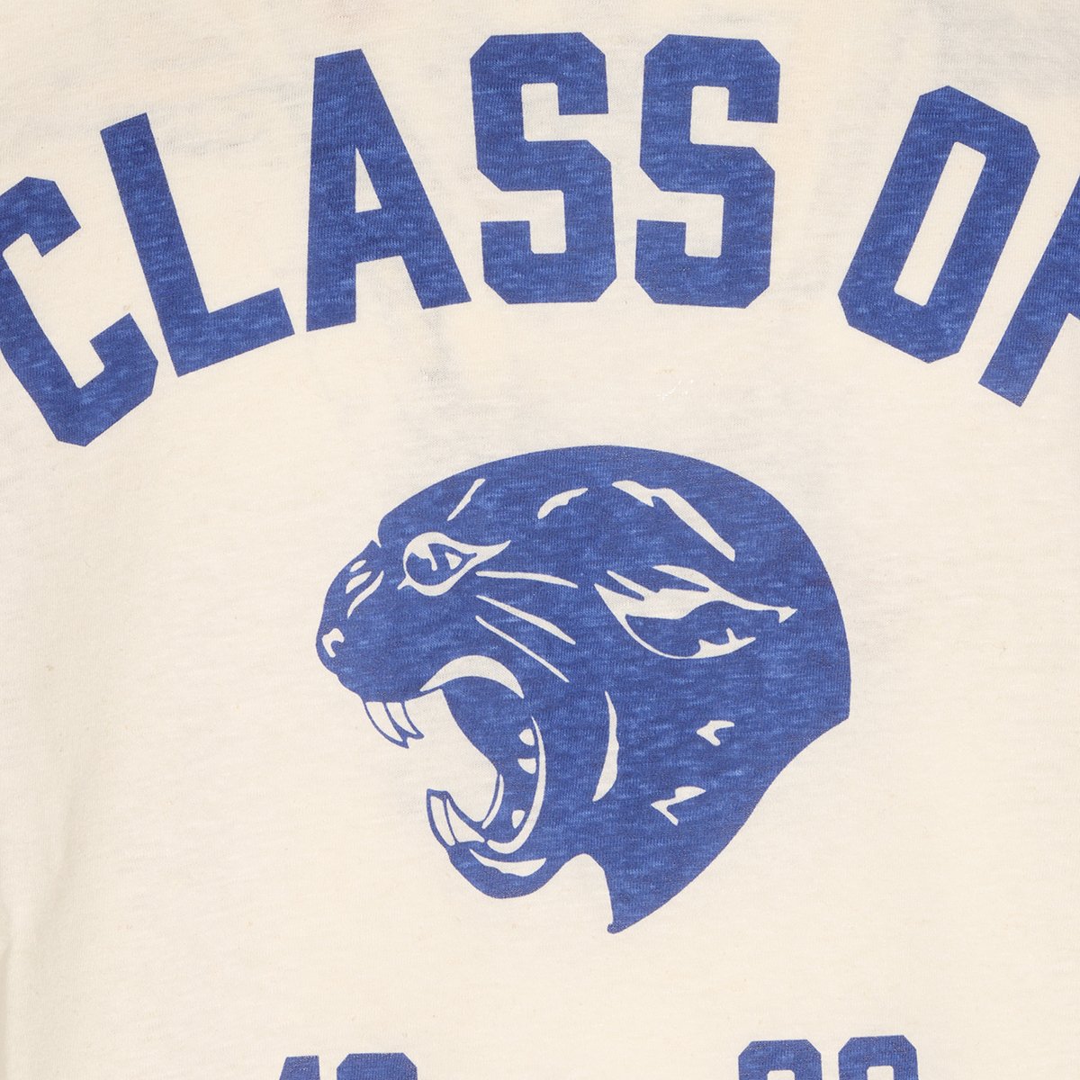 Valentino Short-Sleeve T-Shirt with Roaring Panther Graphic Neutraal