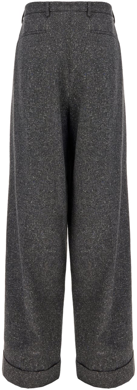 Valentino Garavani Grey wool blend pants Grijs