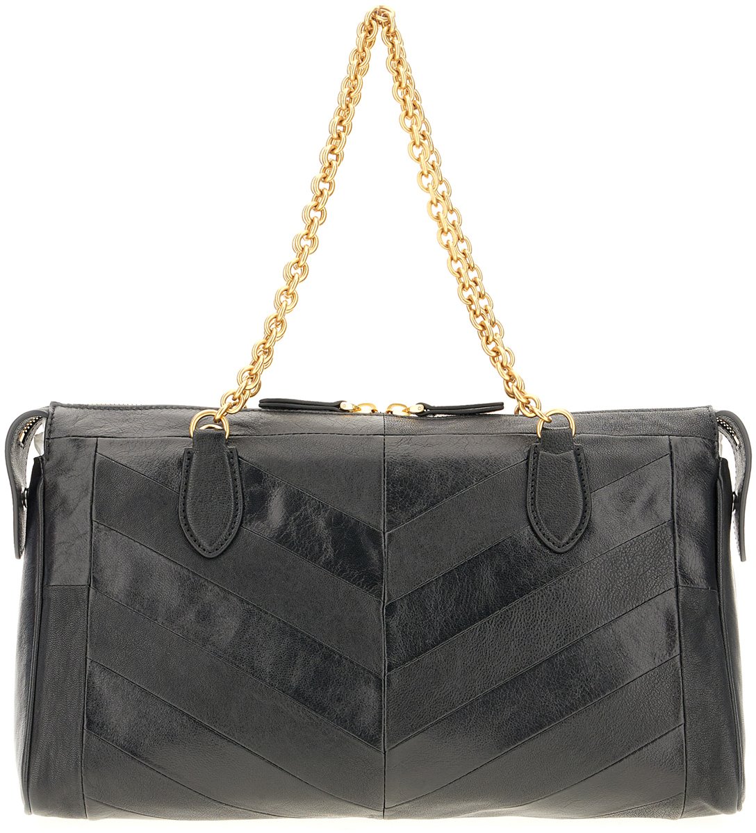 Valentino Garavani Multicolor leather Panthea shoulder bag Zwart