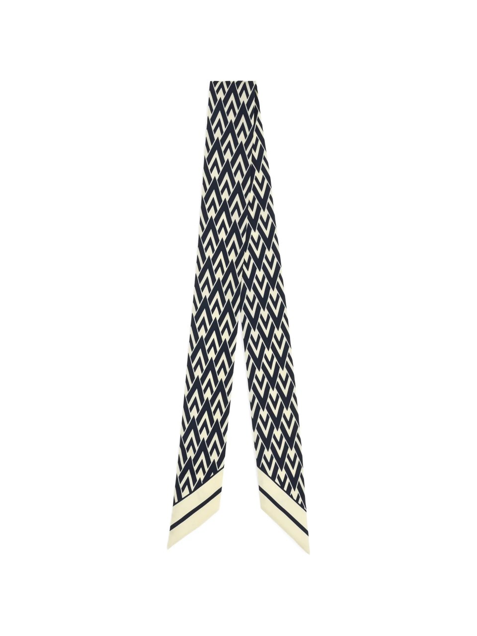 Valentino Scarf Bandeaux Toute La V Silk Zwart