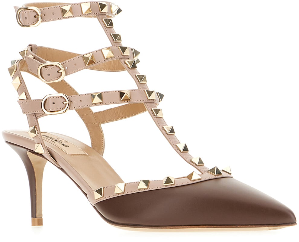 Valentino Garavani Two-tone leather Rockstud pumps Divers