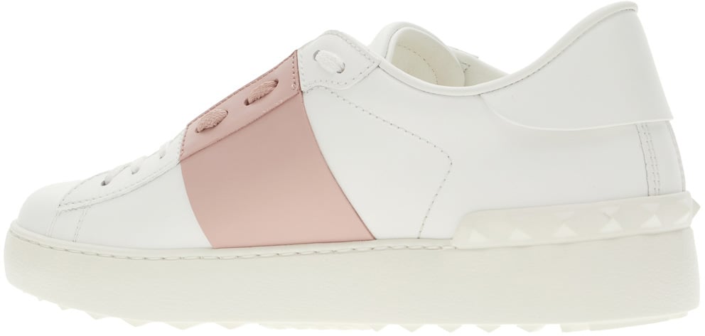 Valentino Garavani White leather sneakers Wit