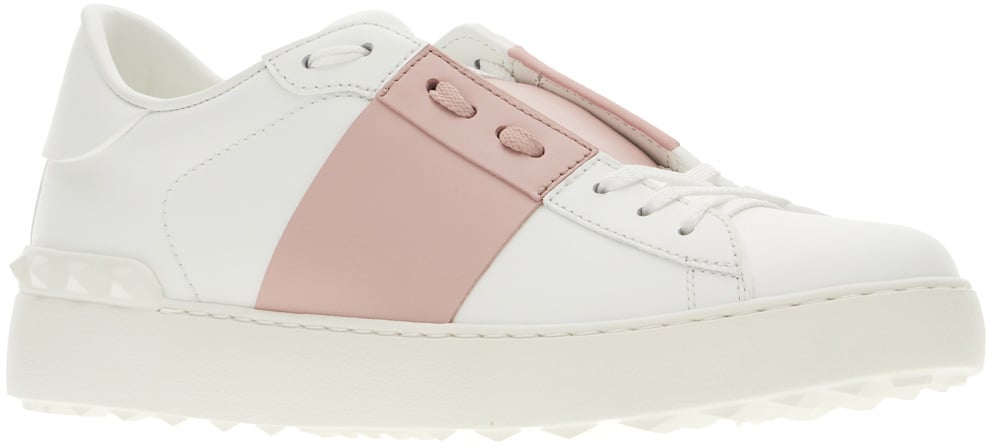 Valentino Garavani White leather sneakers Wit