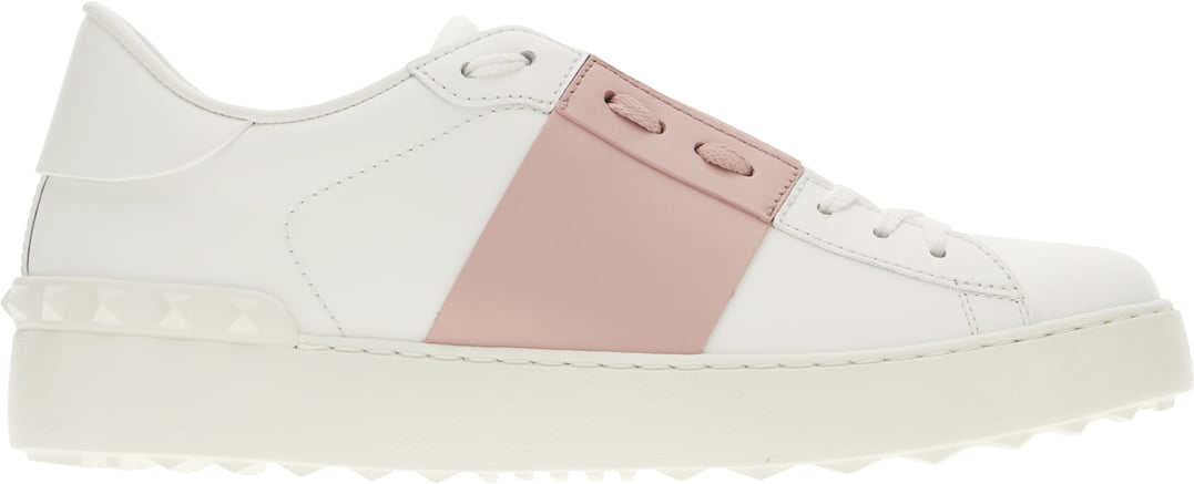 Valentino Garavani White leather sneakers Wit