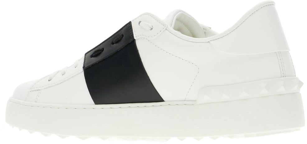 Valentino Garavani White leather Open sneakers Wit