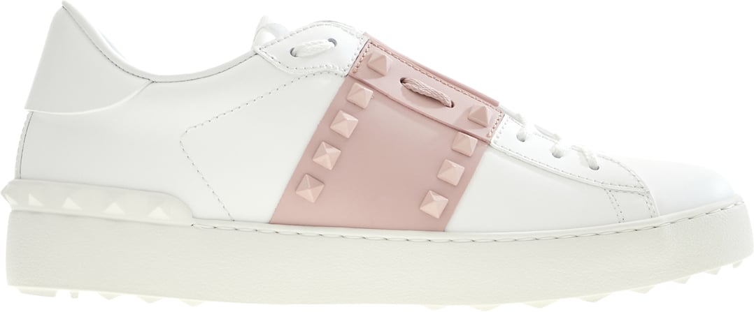 Valentino Garavani White leather sneakers Wit