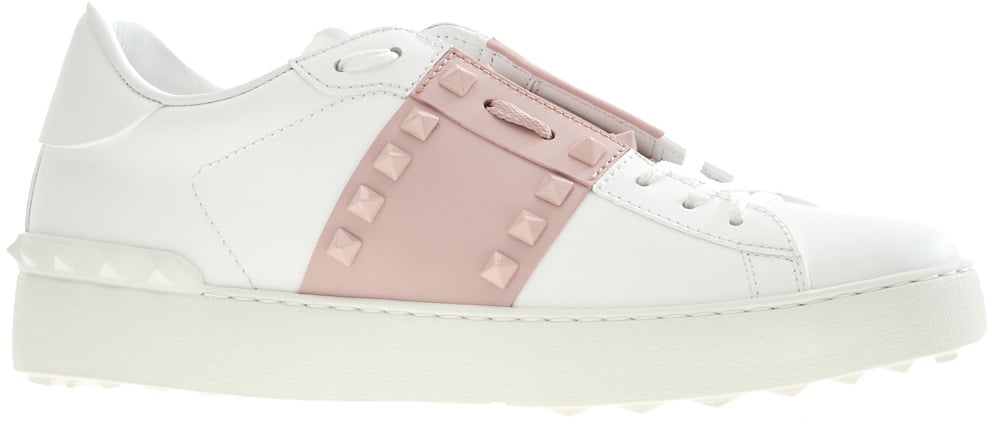 Valentino Garavani White leather sneakers Wit