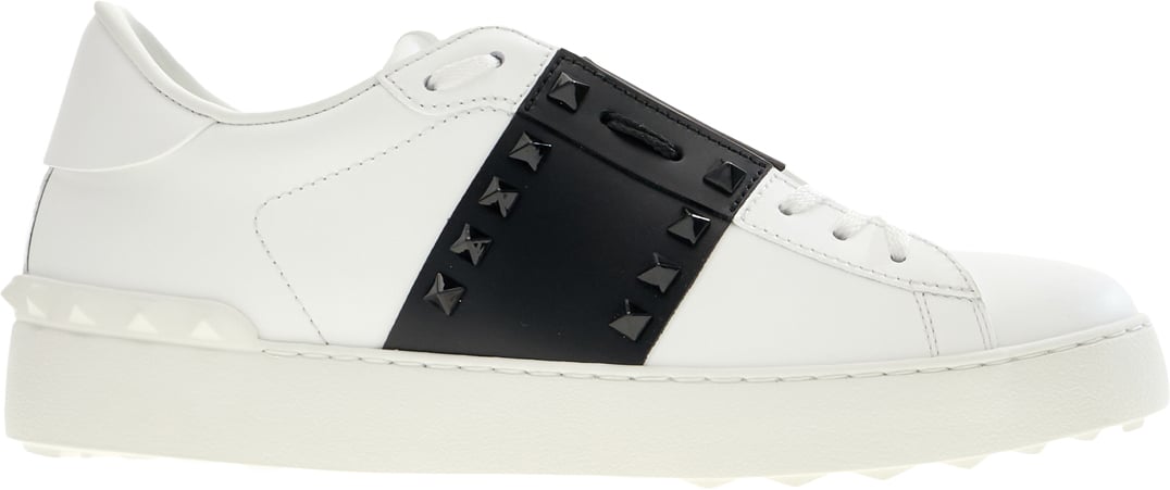 Valentino Garavani White leather sneakers Wit