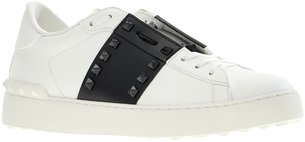 Valentino Garavani White leather sneakers Wit
