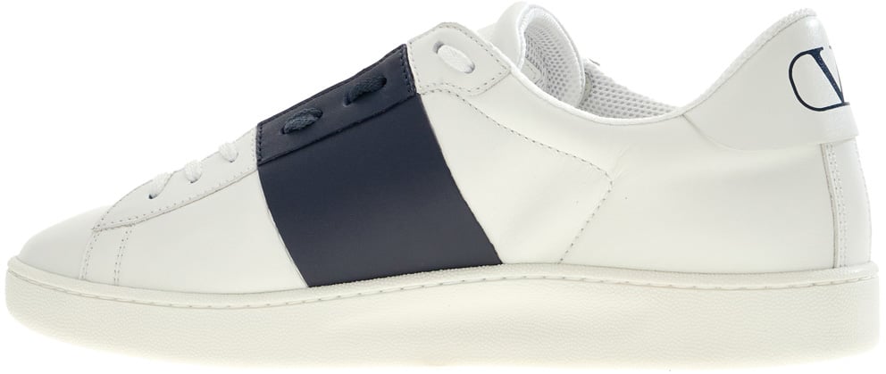 Valentino Garavani White leather sneakers Wit