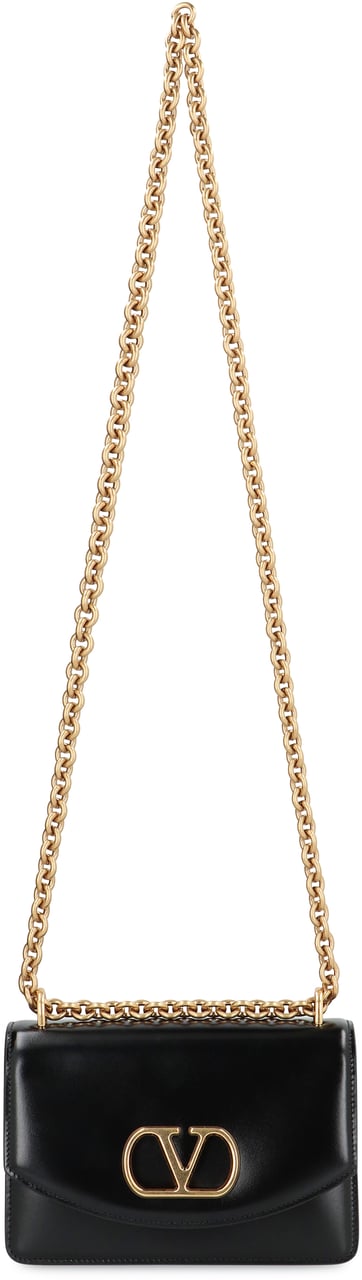 Valentino Vain Leather crossbody bag Zwart