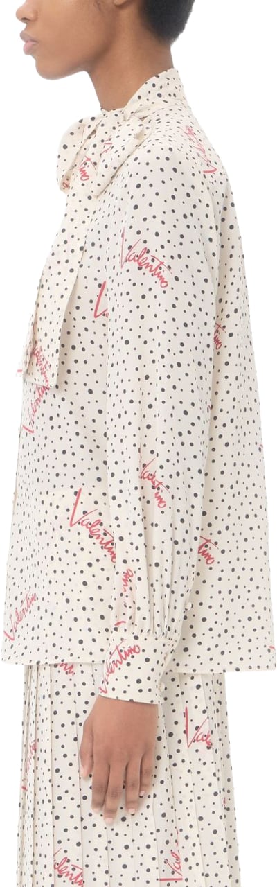 Valentino Shirts Ecru Wit