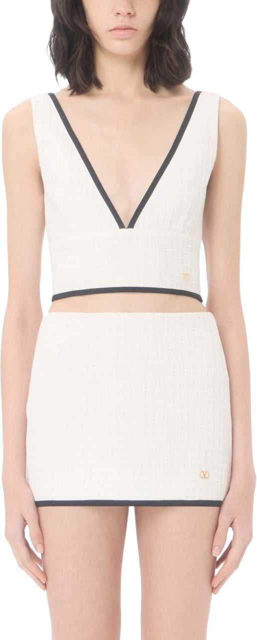 Valentino Top White Wit