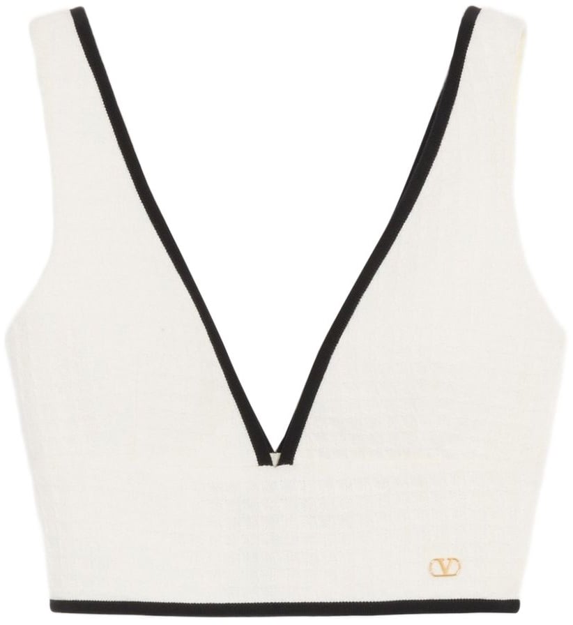 Valentino Top White Wit