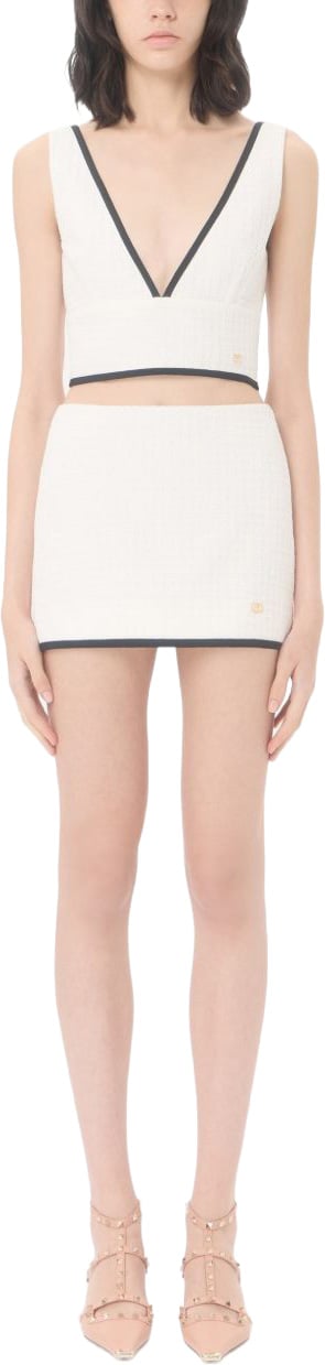 Valentino Top White Wit