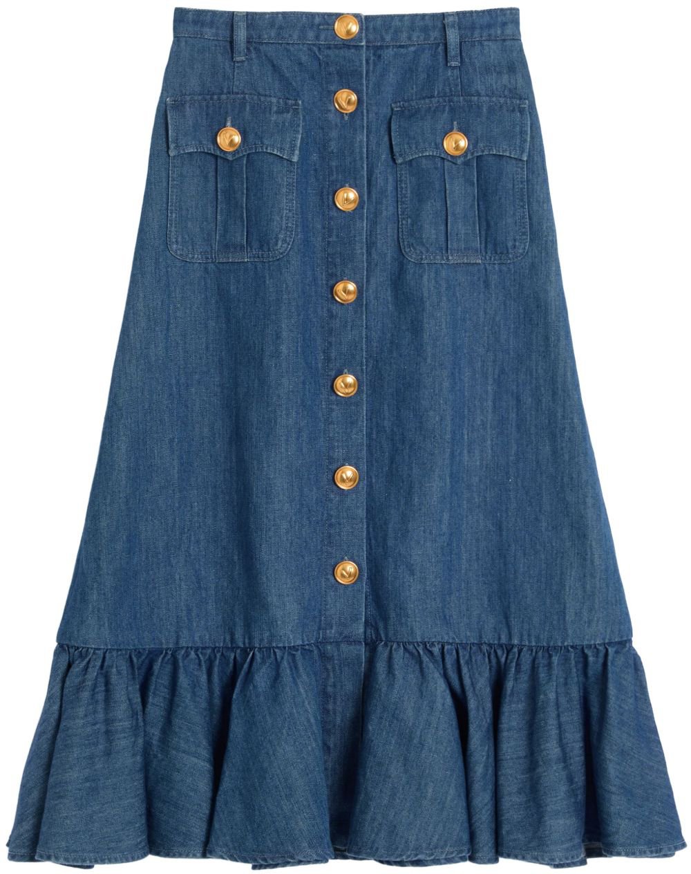 Valentino Skirts Blue Blauw