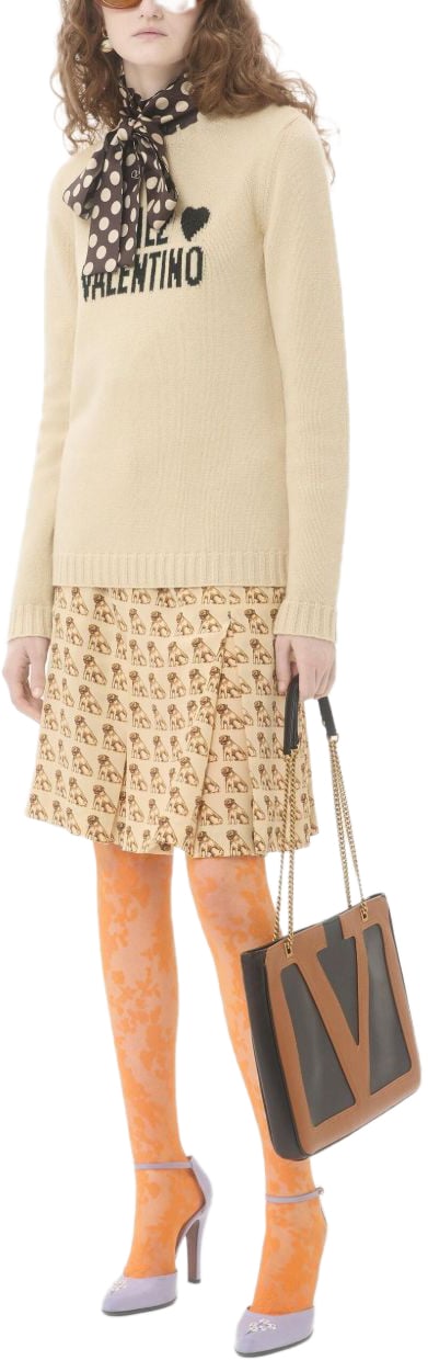 Valentino Sweaters Beige Beige