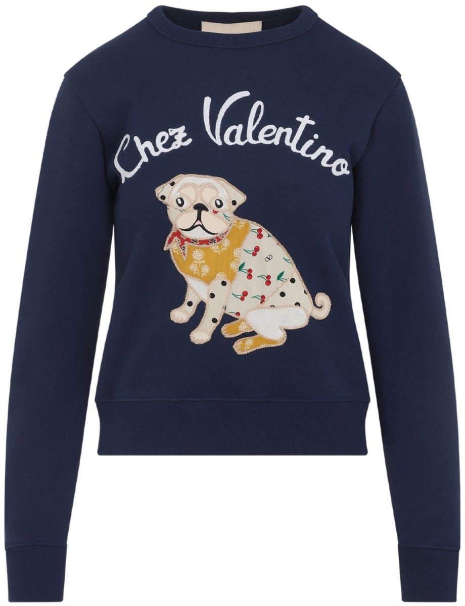 Valentino Sweaters Blue Blauw