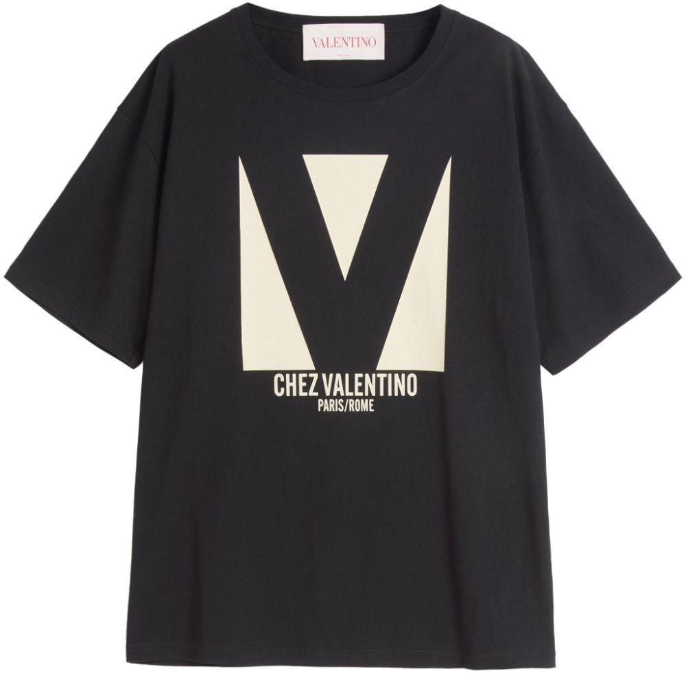 Valentino T-Shirts And Polos Black Zwart