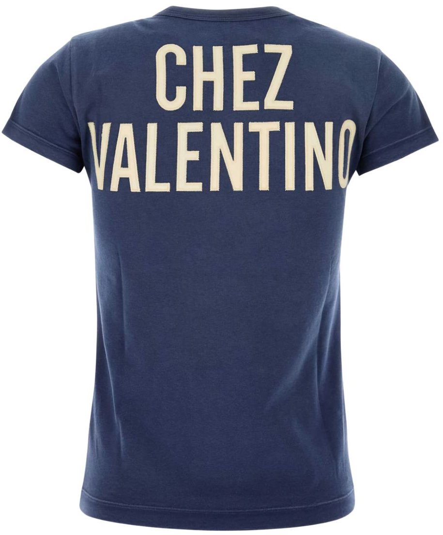 Valentino T-Shirts And Polos Blue Blauw