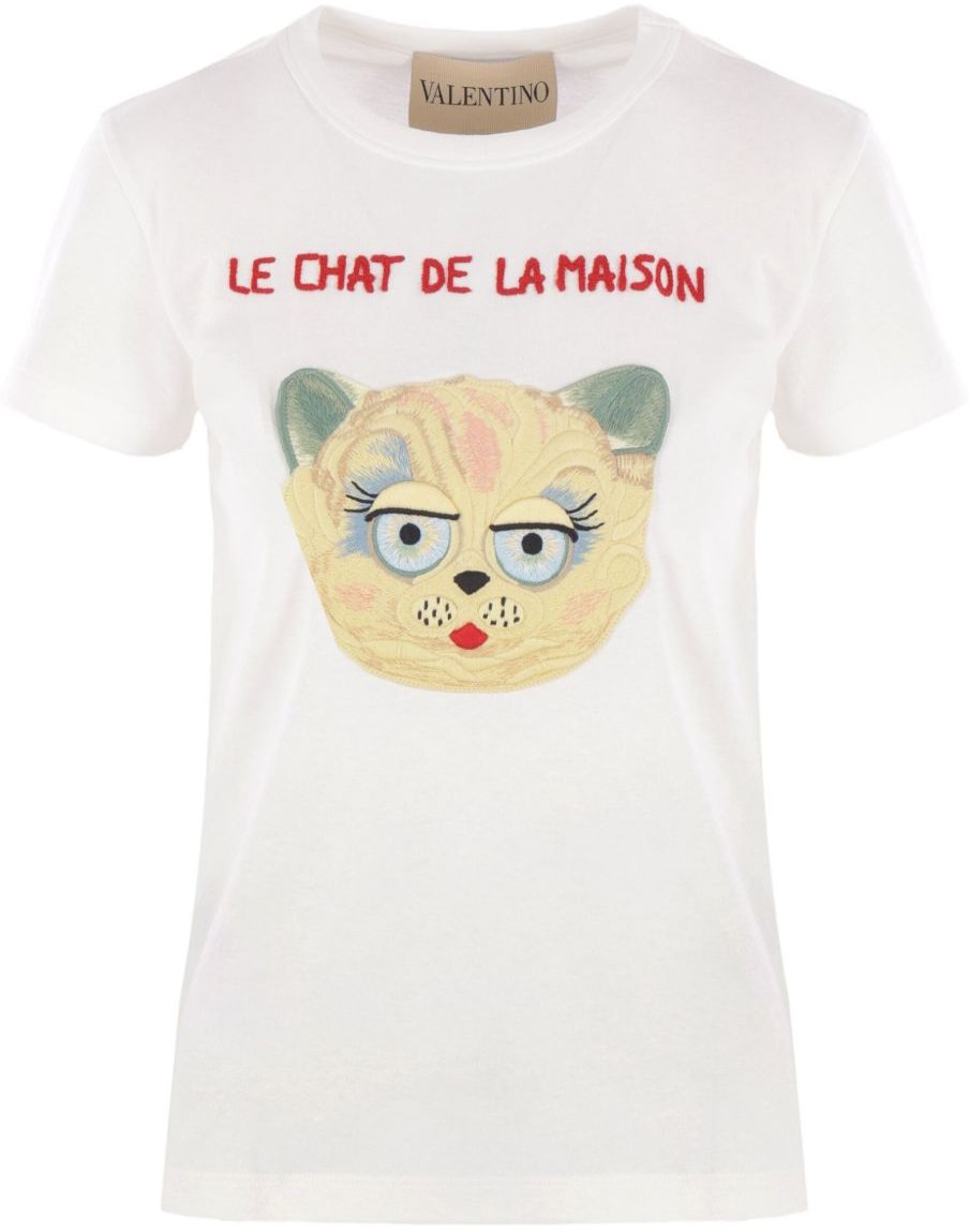 Valentino T-Shirts And Polos Ivory Wit