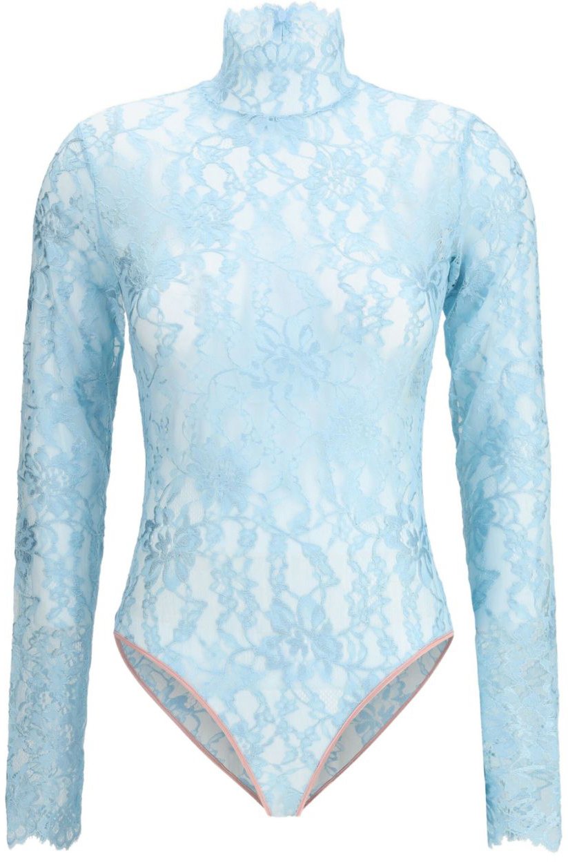 Valentino Top Clear Blue Blauw