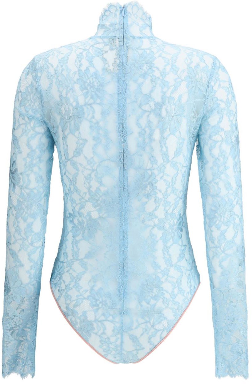 Valentino Top Clear Blue Blauw