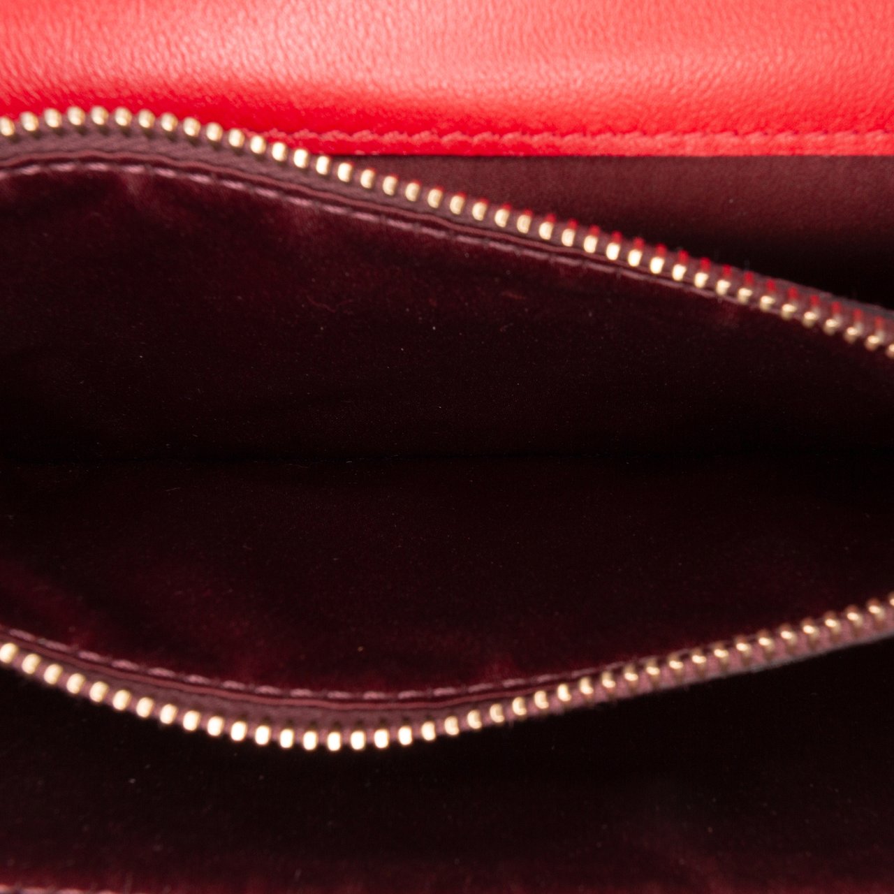 Valentino Leather Love Lab Chain Crossbody Rood