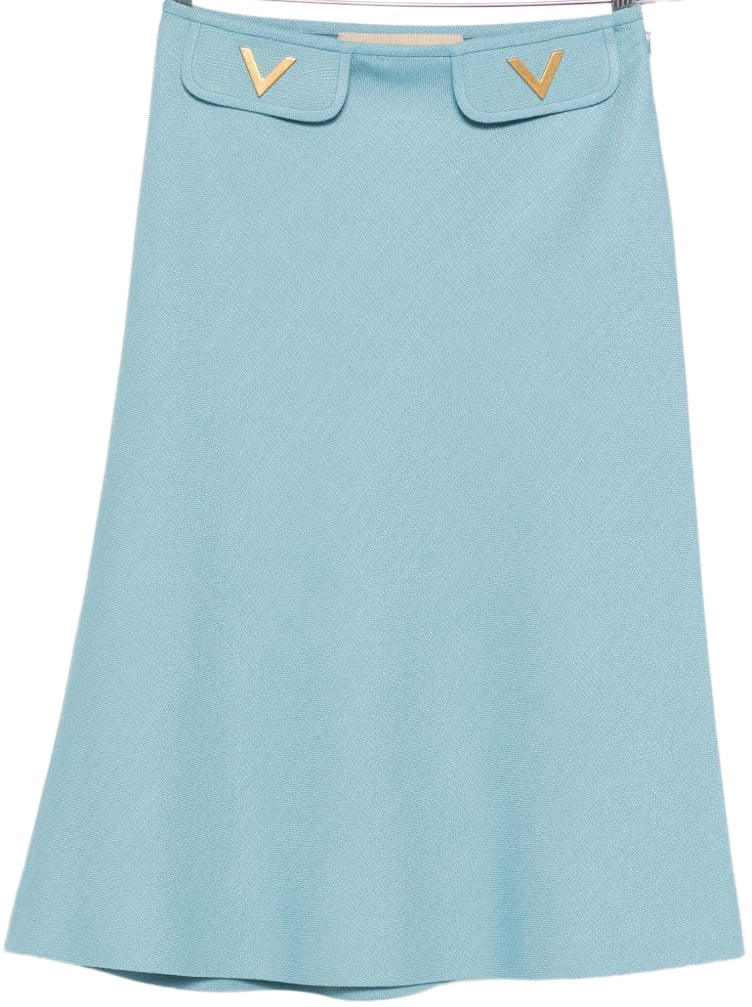 Valentino Skirts Clear Blue Blauw