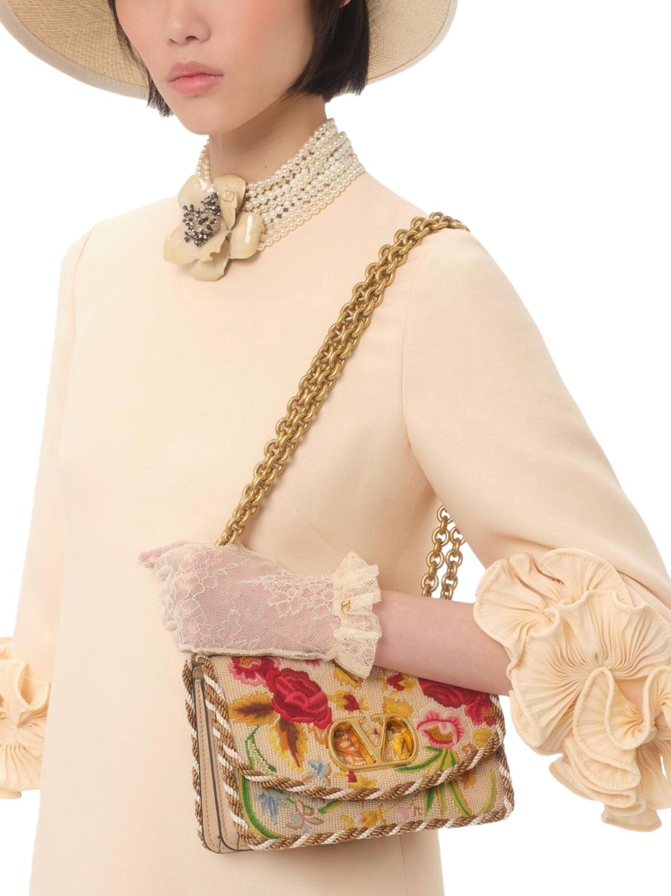 Valentino Dresses Beige Beige