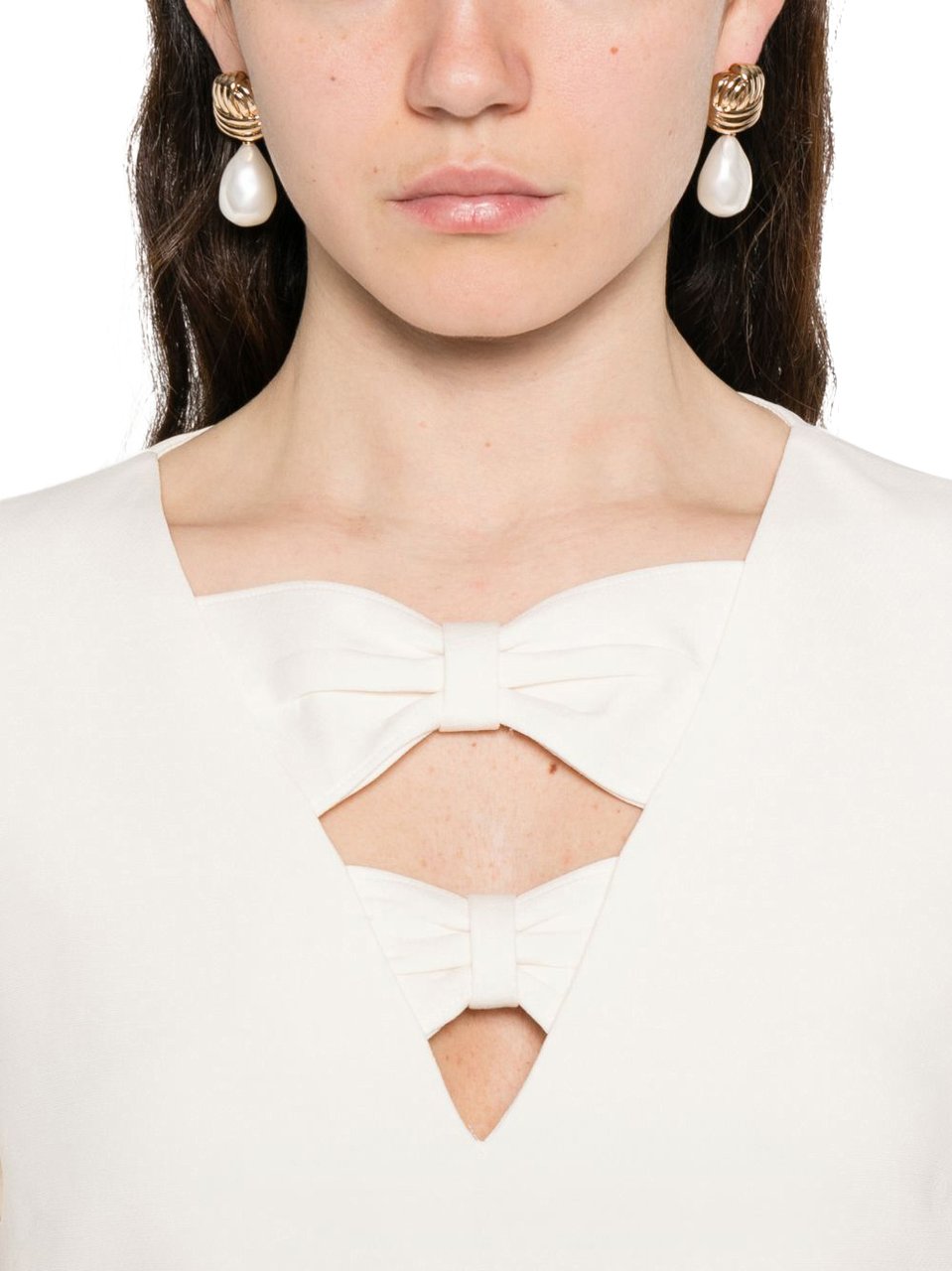 Valentino Dresses Ivory Wit