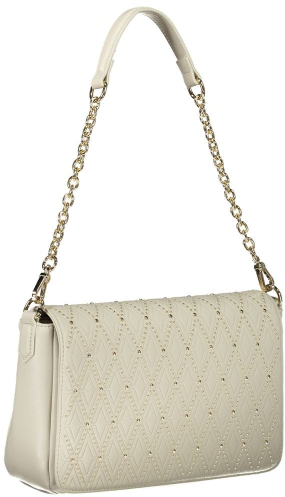 Valentino by Mario Valentino Mario Valentino White Polyurethane Women's Shoulder Bag Zwart