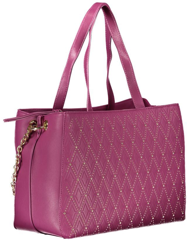 Valentino by Mario Valentino Mario Valentino Purple Polyurethane Women's Bag Paars