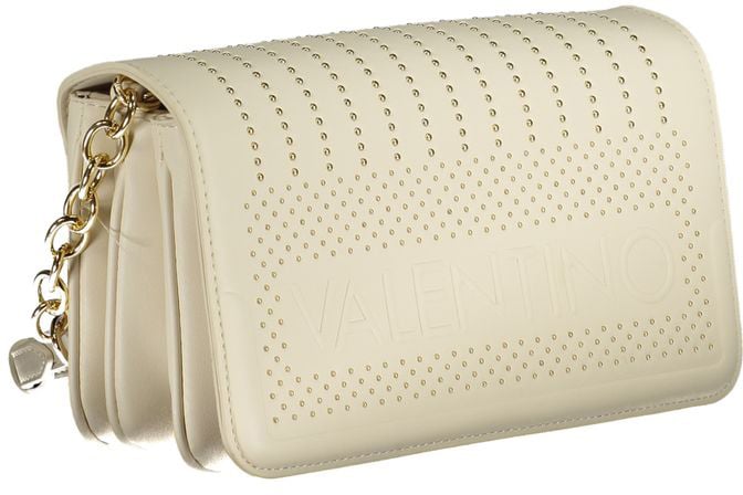 Valentino by Mario Valentino Mario Valentino Bianco Polyurethane Women Handbag Zwart