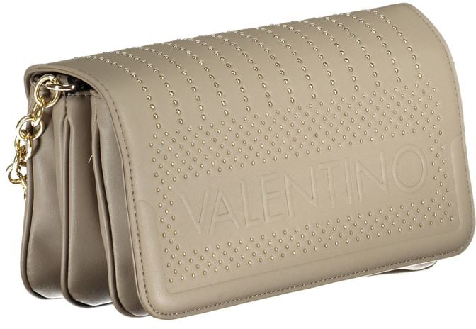 Valentino by Mario Valentino Mario Valentino Beige Polyurethane Women Bag Wit
