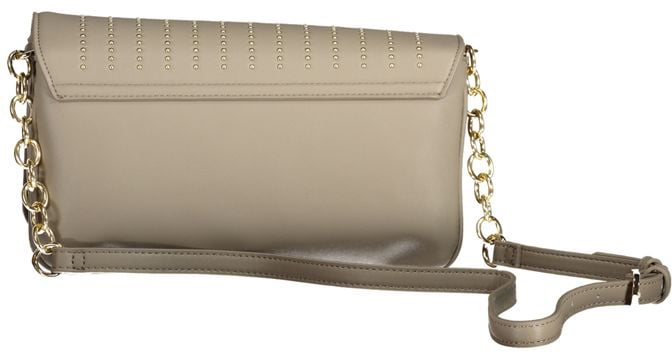 Valentino by Mario Valentino Mario Valentino Beige Polyurethane Women Bag Wit