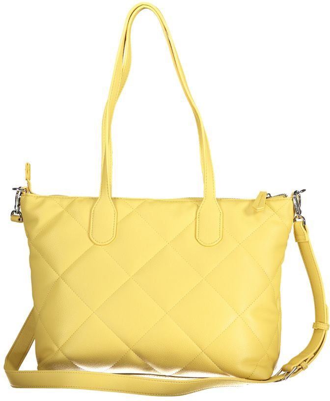 Valentino by Mario Valentino Mario Valentino Yellow Polyurethane Women's Bag Groen