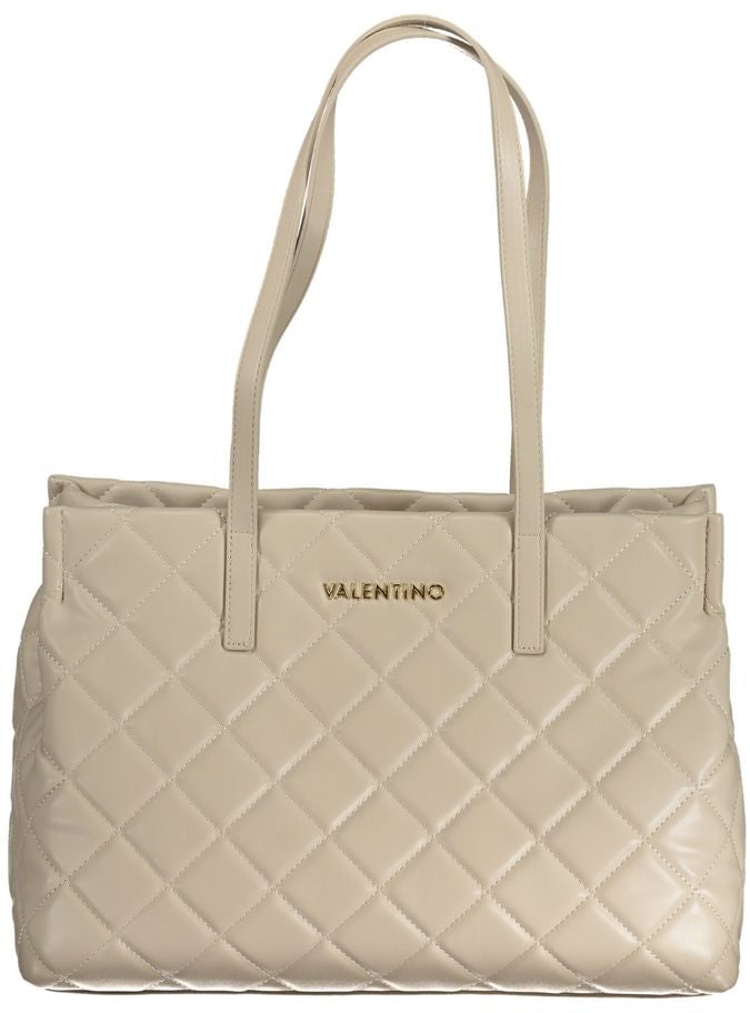 Valentino by Mario Valentino Mario Valentino Beige Polyurethane Womens Bag Oranje