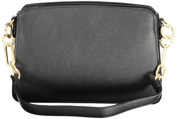 Valentino by Mario Valentino Mario Valentino Nero Polyurethane Women Handbag Zwart