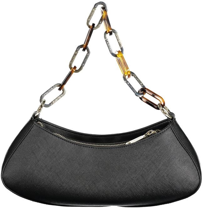 Valentino by Mario Valentino Mario Valentino Nero Polyurethane Womens Bag Zwart