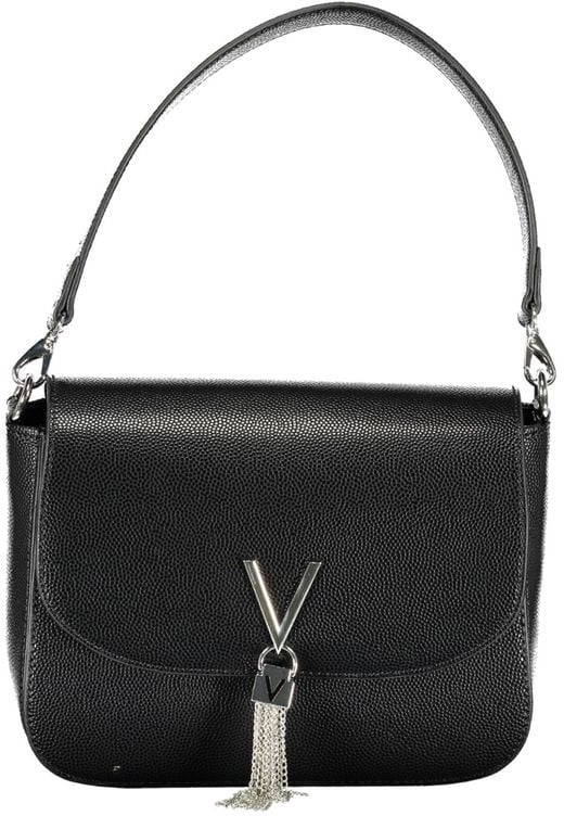 Valentino by Mario Valentino Mario Valentino Nero Polyurethane Women's Bag Zwart